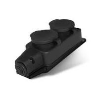 Колодка каучук 2-я с заглуш.IP44 (3361)