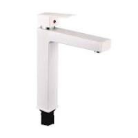 Смеситель думыв PLAMIX KUBUS-001 HIGH SET White (с подводкой)