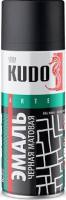 Эмаль 140мл KUDO чёрная унив.мат.