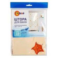 Штора пэ белая ракушки (180180) 53-0951
