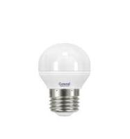 Лампа св.диод 7W Е27 2700К шар тёпл.бел.General