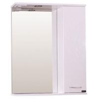 Шкаф-зеркало Ника 55 со светил. белое (арт.85422)