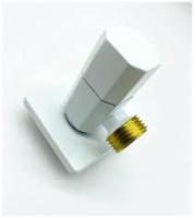 Кран шар.углов.1212 с отражателем белый ViEiR VER-36F