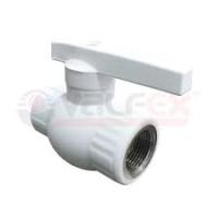 Кран шаровый 20 12 В pp-r VALFEX белый