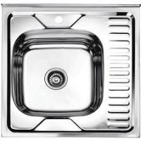 Мойка накладная 6060 LEDEME L76060-L (матовая)левая