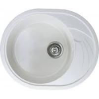 Мойка врезная МS-8 камен. глян.темно-серый МС-8-10с сифоном