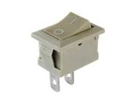 Переключатель клавишный YL-211-01 серый 2 полож. TDM