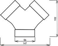 Тройник 45 ИСТ45