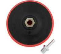 Диск полиров.125мм Velcro М14 УШМ с адаптером для дрели Targ (663303)