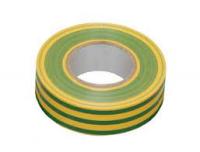 Изолента ПВХ 0,1519мм жёлто-зелёная 5м
