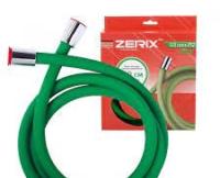 Шланг ддуша 150 см ZERIX SILICON F12 зелёный (арт.16889)