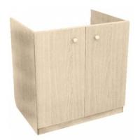 Тумба под мойку 80 мрамор белый