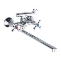 Смеситель дванны MIXXUS SMES 140 европер.резина механ.(арт.33901)