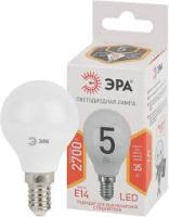 Лампа ЭРА LED P45-5w-827-Е14