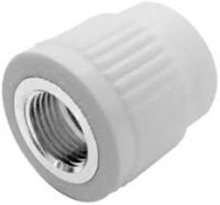 Муфта комбинированная PPR внутренняя резьба 20х12, серый, РТП (10933)