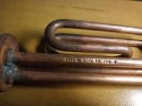 ТЭН 1,2 кВт 220v медный дбойл. Ariston с терморегул.