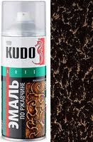 Эмаль 520мл KUDO чёрн-бронз.молотк.по ржавч.