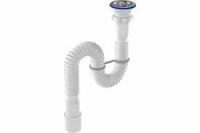 Гофросифон думыв.Aquant 1 144050 удл. с мет реш. (F213-55-MR)