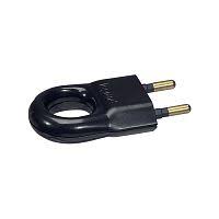 Вилка прямая одноф.с ушком (черн.)