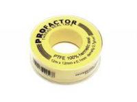 Фум лента 12м12мм0,10мм газжёлтая PF 533