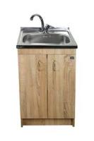 Тумба для мойки 50см дуб светлый 2-х дв.