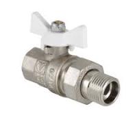 Кран с американкой 34 Valtec бел.баб.