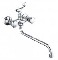 Смеситель дванны NAMI ДИАННА 2518-22-DN механ.круг.гус.механ.