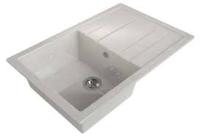 Мойка врезная МS-14 белый металлик MAXTONE (арт.MS014Q001)