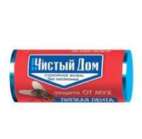 Лента липкая от мух Чистый дом