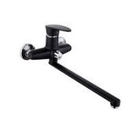 Смеситель дванны PL703-006E АBC пластик.чёрный STEMIX длин. излив