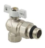 Кран с американкой угловой 34 RAFTEC WHITE (1560)