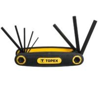 Ключи шестигр.35D958 2-8мм TOPEX