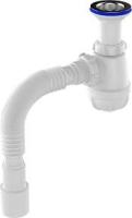 Сифон думыв. Aquant 1 1240 с мет. реш. с удлин. горловиной (S0510-35-MR)
