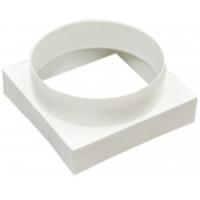 Соединитель квадр 90х90 с кругом d 100