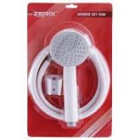 Н-р Шланг+Лейка+Держатель ZERIX SHOWER SET-02W белый (арт.28632)