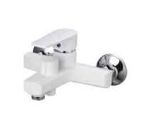 Смеситель дванны PL705-009E пластик.белый STEMIX кор.излив