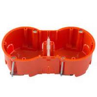 Подрозетник 2-ой BYLECTRICA (гипс орж)