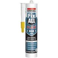Клей герметик 290мл белый FIX ALL Soudal