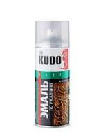 Эмаль 520мл KUDO сер-чёрн.молотк.по ржавч.