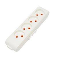 Колодка 4 гнез.2П 10А 250В бзаз.бел.ТДм