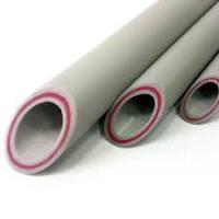 Труба PPR стекловолокно 63х8,6, PN20 4м серый, РТП (10895)