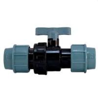 Кран 2525 зажимной Spektr ПНД (75328)