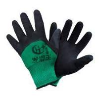 Перчатки (пара) Пена Мастер ЧЕРНО-ЗЕЛЕНЫЕ (0-10-0)