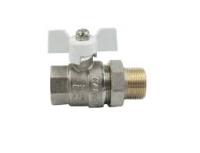 Кран с американкой 34 TIM бел.бабочка (арт.30368)