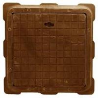 Люк 3т квадр.красный (ШН655ШВ540ДН655ДВ540В70) (38020)