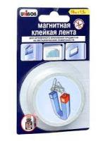 Клейкая лента 19мм1,5м магнитная UNIBOB (57-49767)