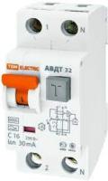 Автом. выкл. диффер.тока АВДТ 32 C16 30мА SQ0202 ТDM
