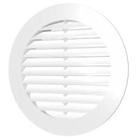 Вен.решетка d100 кругл.с фланцем разъём.10РК