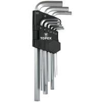 Ключи шестигр.35D956 н-р 9шт TOPEX