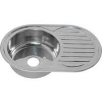 Мойка врезная LM 7750R180-08 Lemen нерж.с сифоном